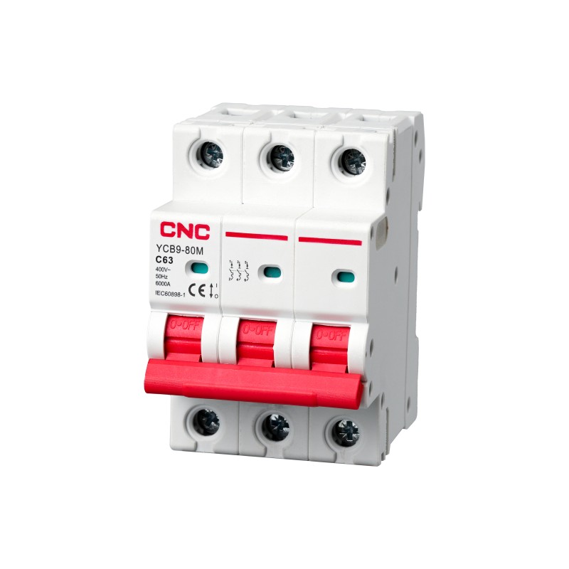 YCB9-80M 20А 3P 10кА C DB разъем для вилочной шины