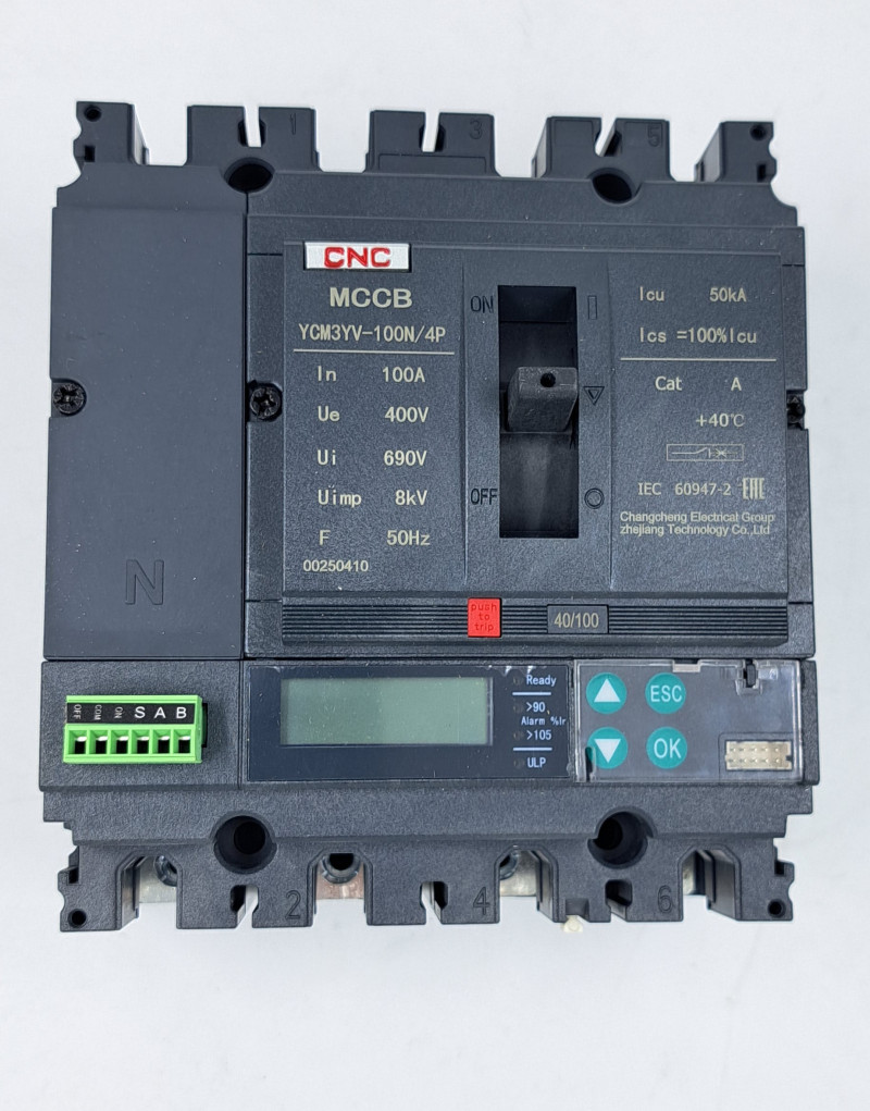 YCM3 YV 100H 4P 40А 85кА
