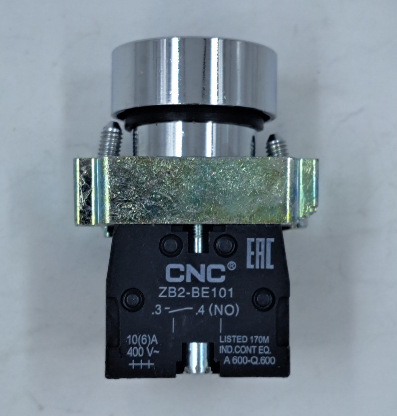 Кнопка LAY5-BA21 черная 1НО