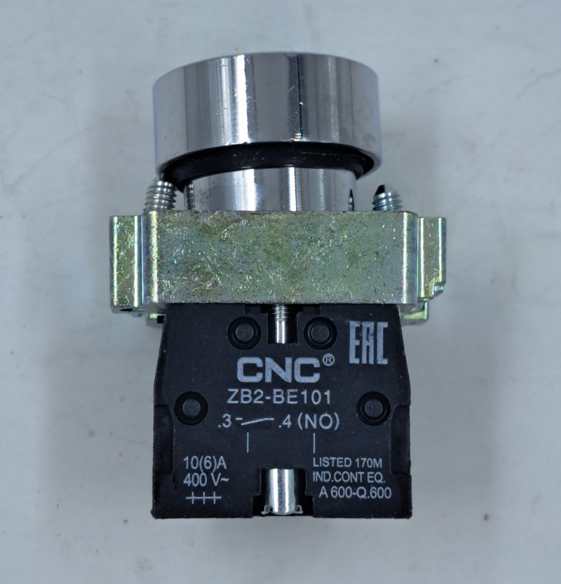 Кнопка LAY5-BA31 зеленая 1НО