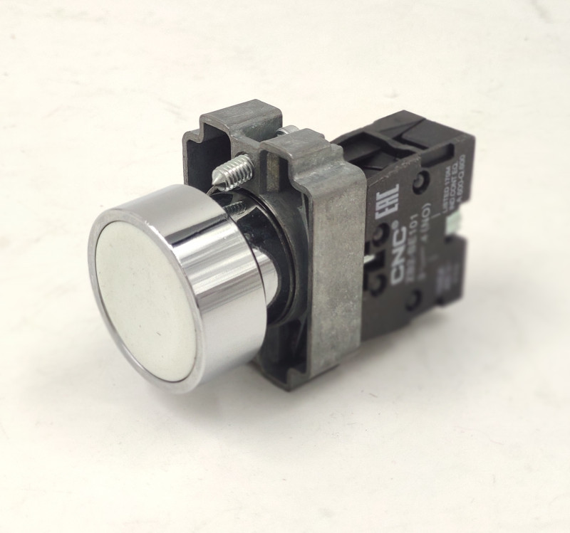 Кнопка без фиксации LAY5-BAF11 белая IP65