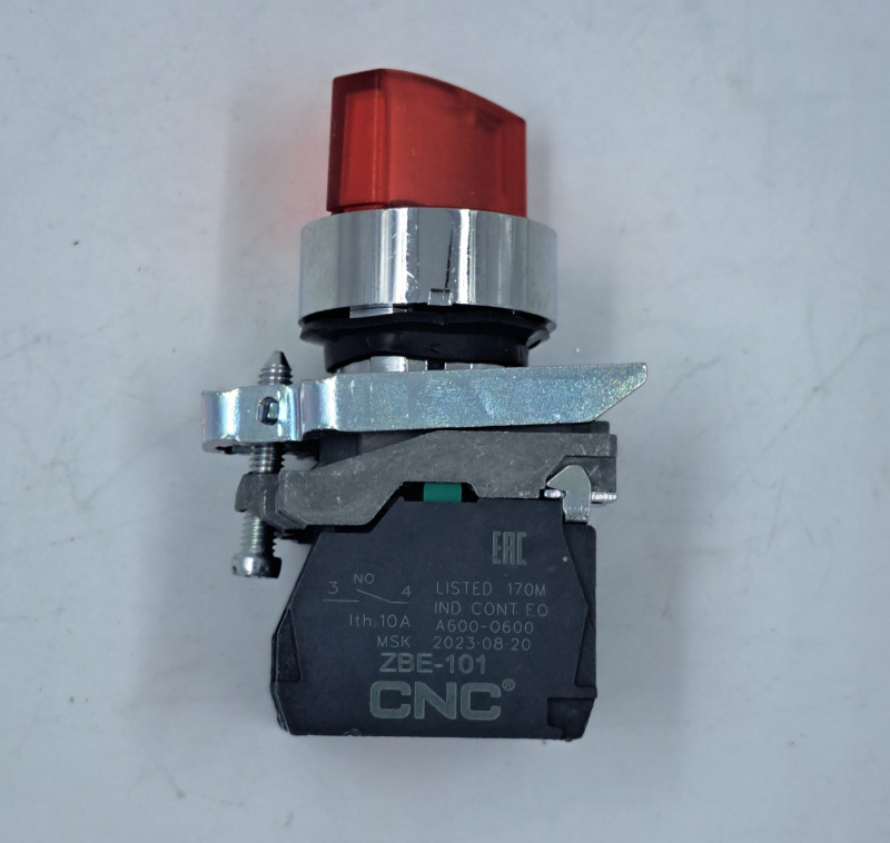 LAY4-BK3465 красная 1НО+<wbr>1НЗ