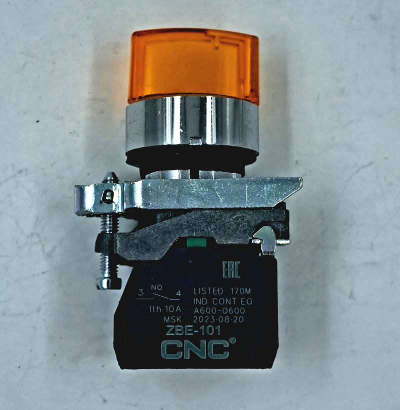 LAY4-BK3565 желтая 1НО+<wbr>1НЗ