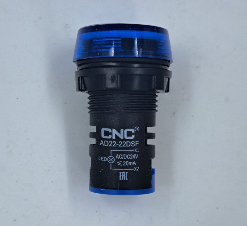 AD22-22DSF B AC/<wbr>DC6.3 синий IP65