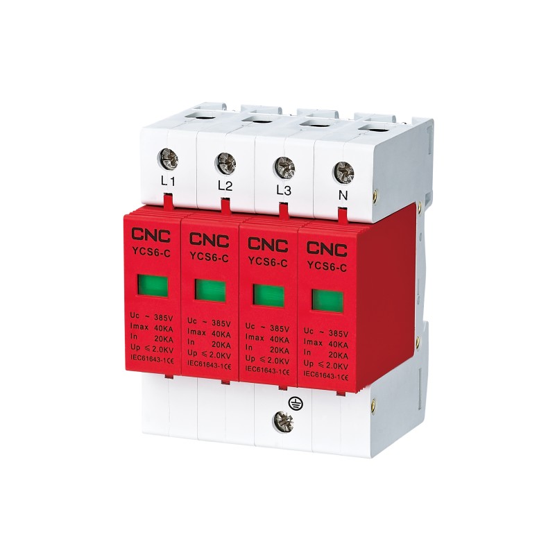 YCS6-C 4P 15-30kA 18мм белый 385В