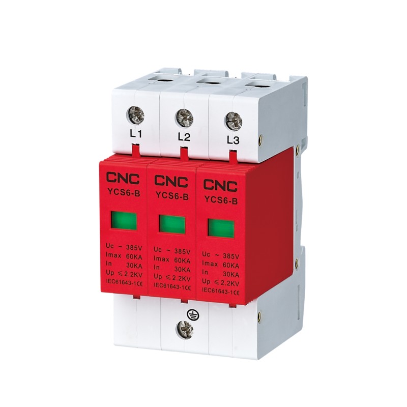 YCS6-B 3P 40-80kA 81мм красный 385В