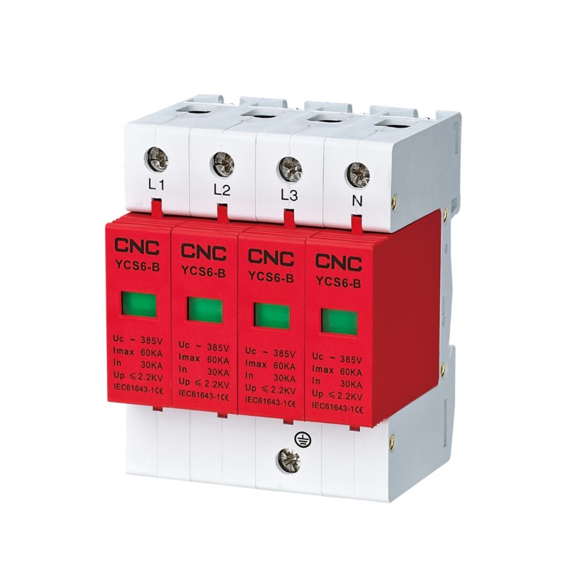 YCS6-B 4P 30-60kA 72мм красный 385В