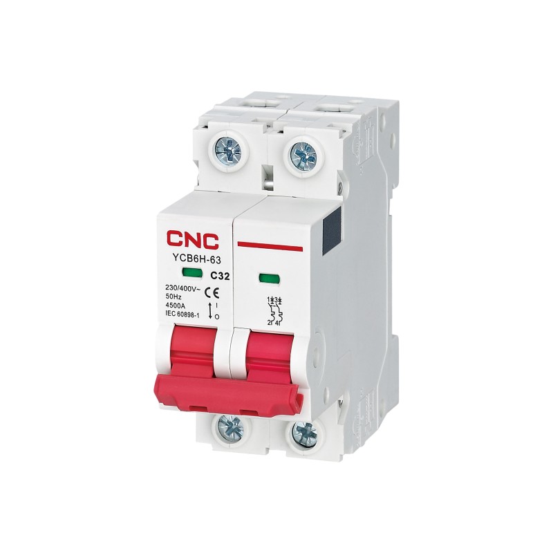 YCB6H-63 6А 2P 4,5кА C