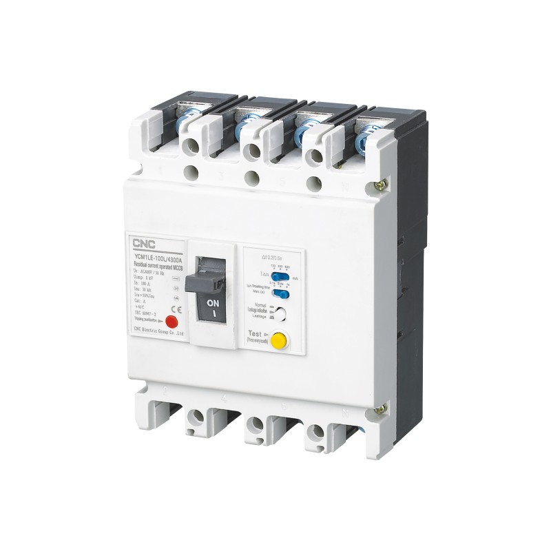 YCM1LE 125M 50А 4P 100-300-500мА 50кА