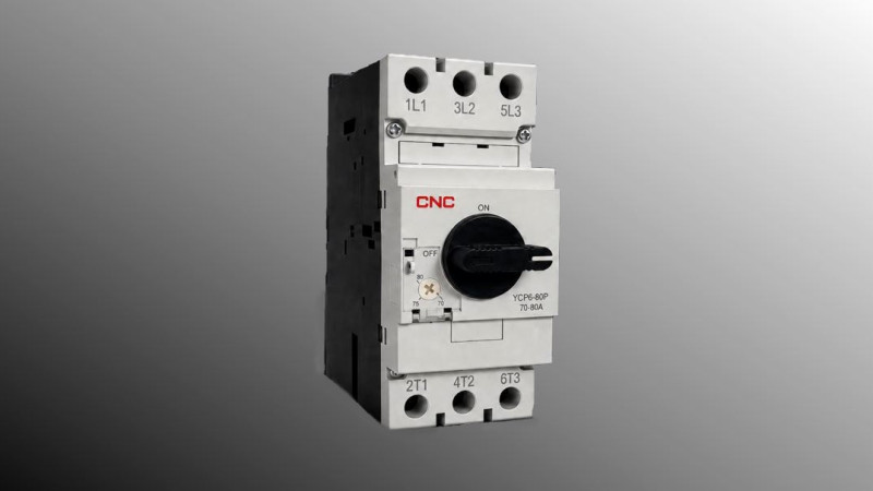 Автоматические выключатели для защиты двигателей серии YCP6 от CNC Electric